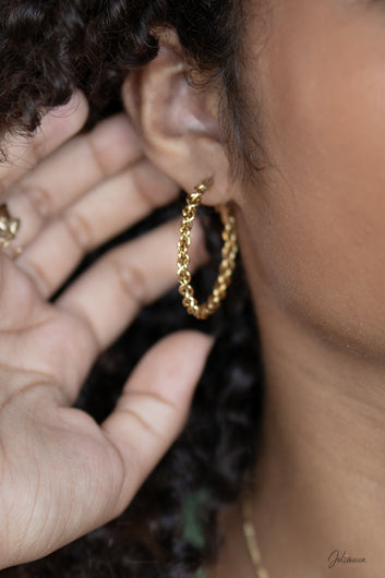 Chara - Boucles créoles chaîne