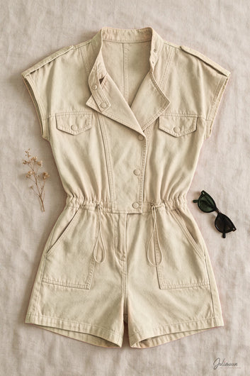 Héléa - Combi-short beige