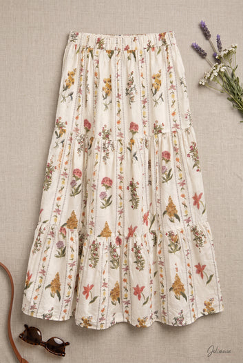 Floréa - jupe longue imprimé floral