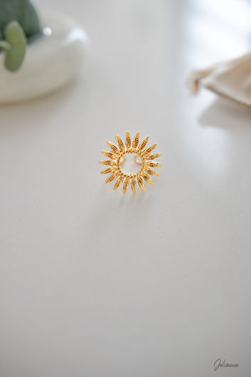 Bague fleur de soleil