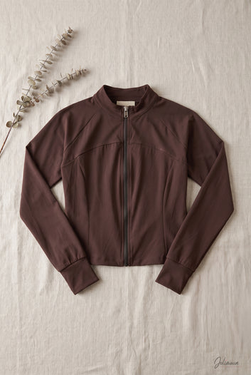Lolita - Veste de Sport Yoga Marron