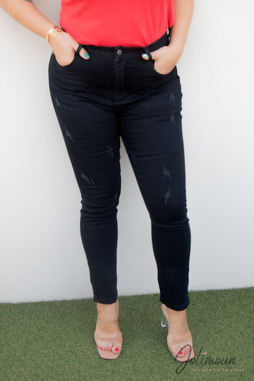 Pipa - Pantalon jeans noir skinny